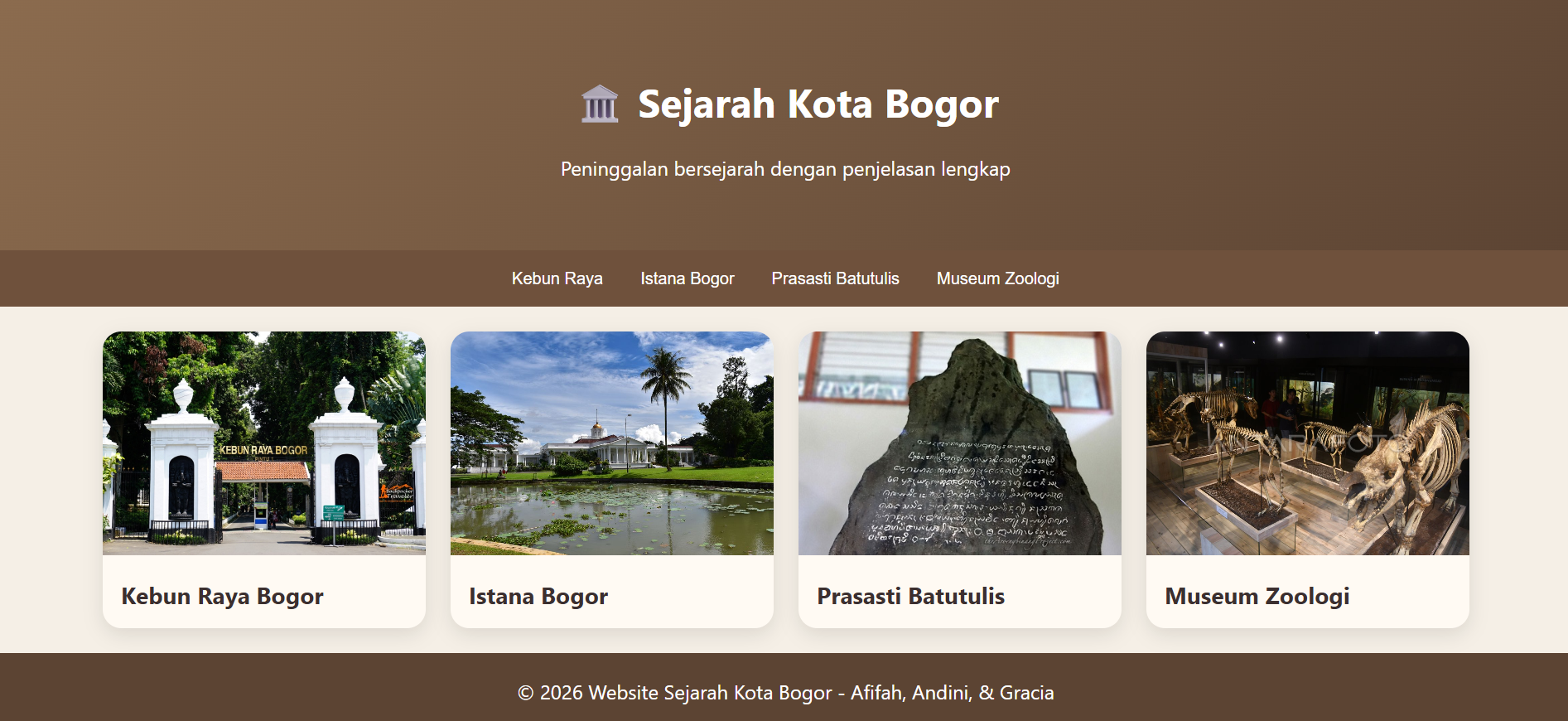 Website Sejarah